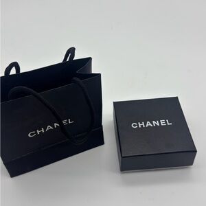 Chanel Black Gift Box and Bag